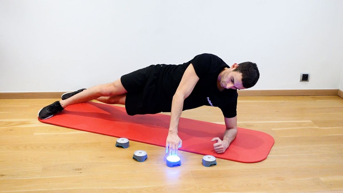 Dynamic Side Plank With BlazePod
