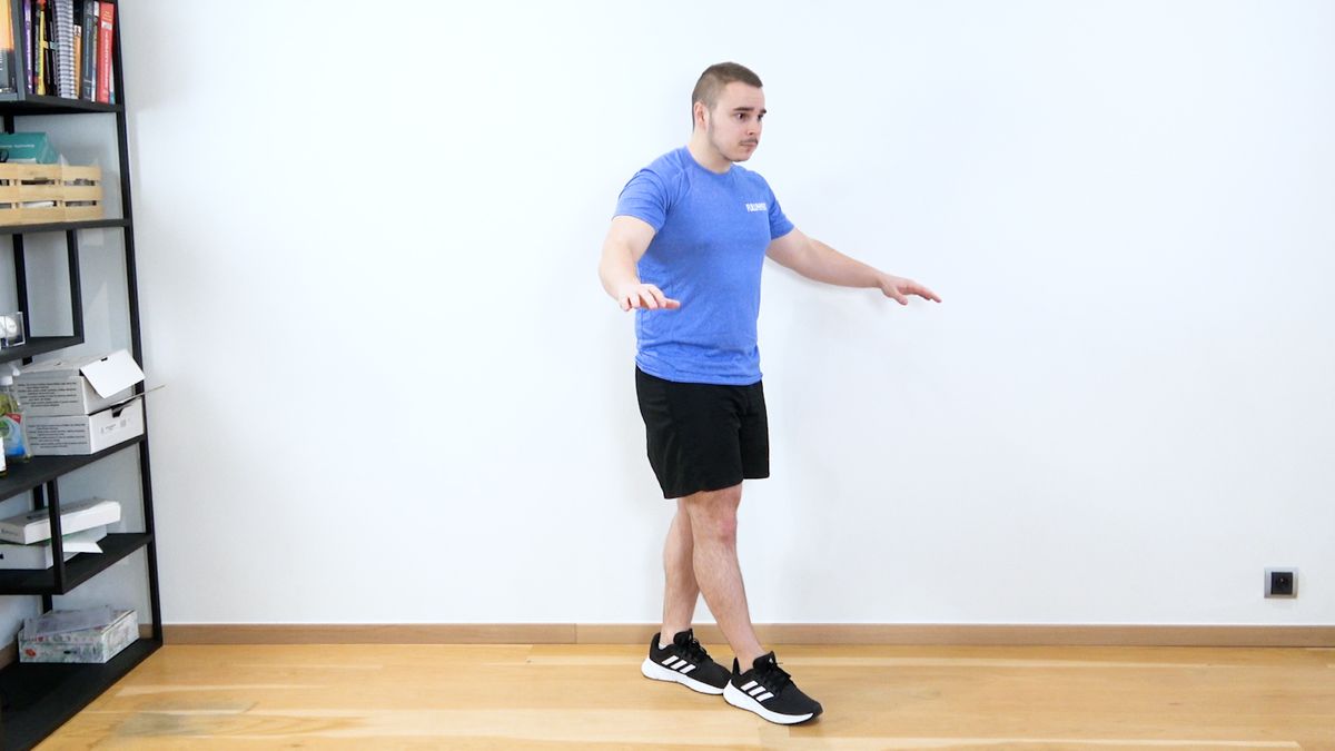 Equilibre pieds en tandem