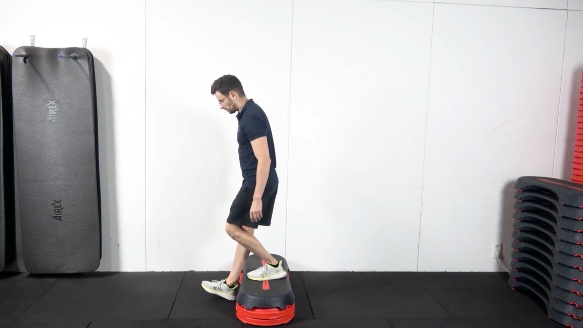 Step-Ups and Step-Downs With Painful Leg