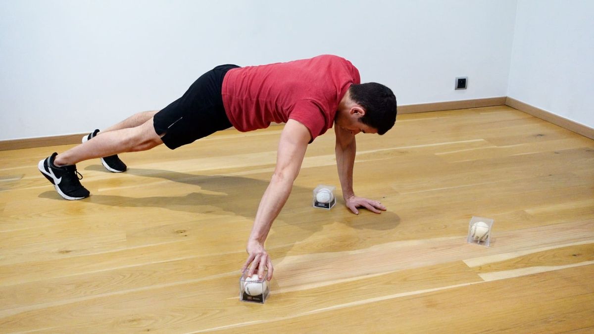 Shoulder Stability Exercise in Push-Up Position