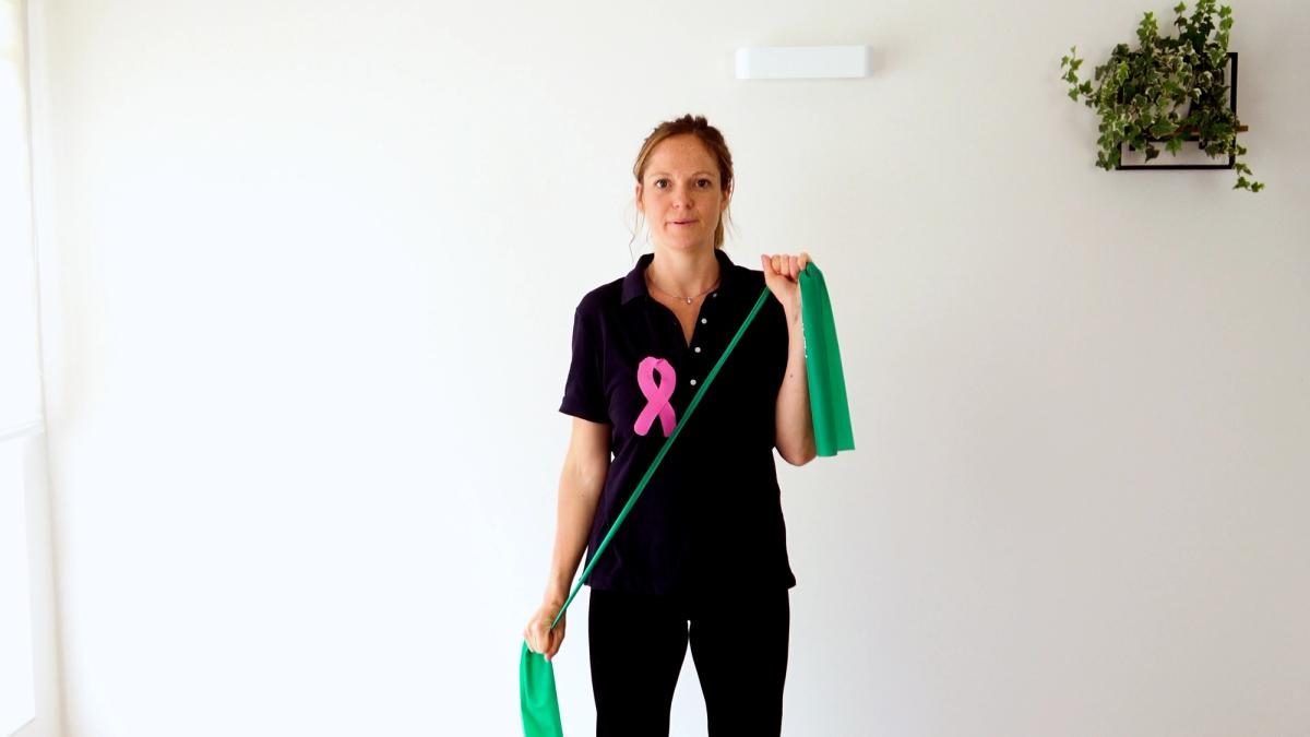 Triceps Strengthening With Resistance Band