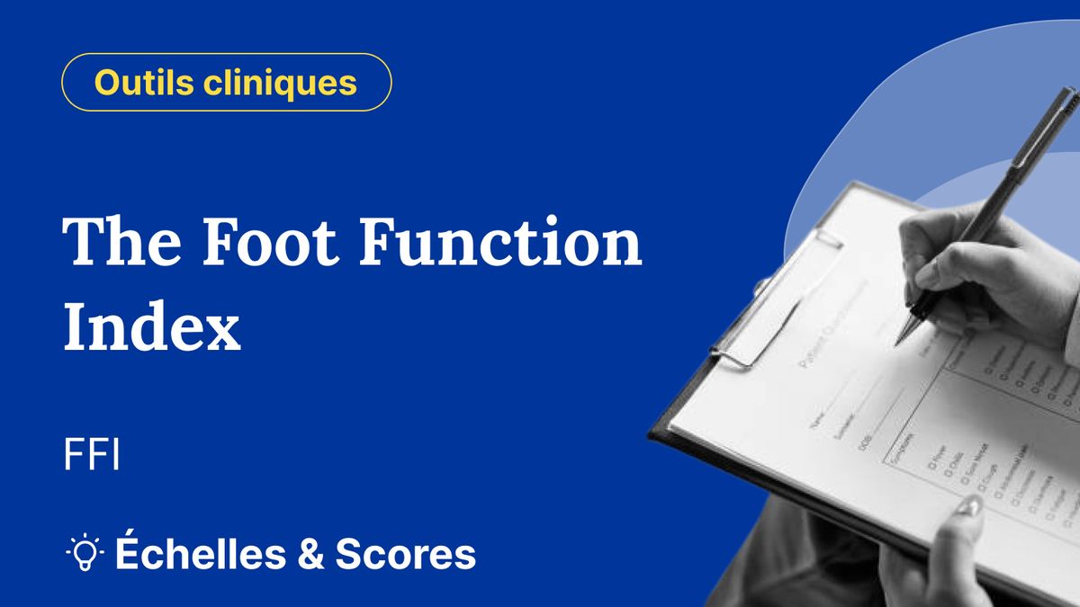 The Foot Function Index (FFI)