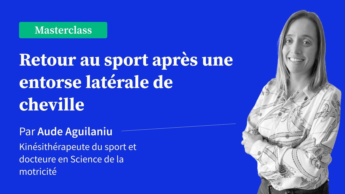 Retour au sport après une entorse latérale de cheville