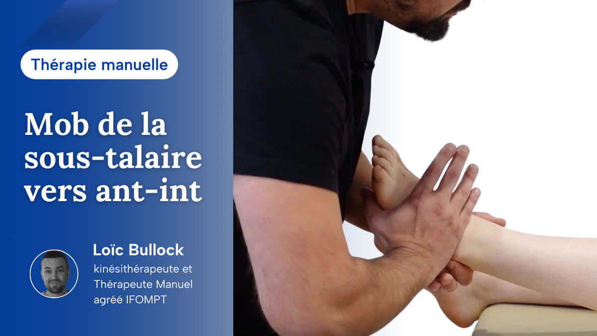Mob de l'articulation Sous-talaire vers ant-int