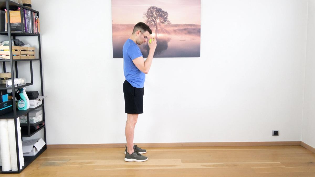 Flexion / extension avant-bras avec balle