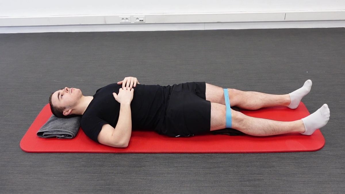 Renforcement ABD hanche isométrique jambes tendues