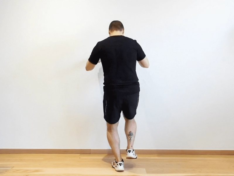 Single-Leg Hopping, view 1