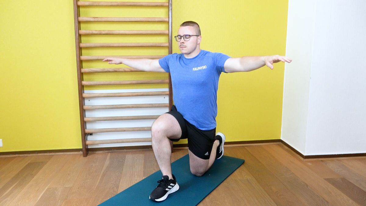 Stabilization in Kneeling Position With Eyes Closed