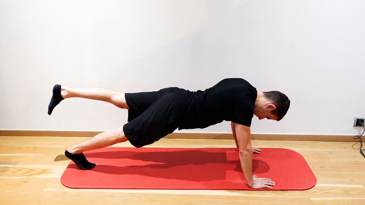 Gainage avec renforcement quadriceps