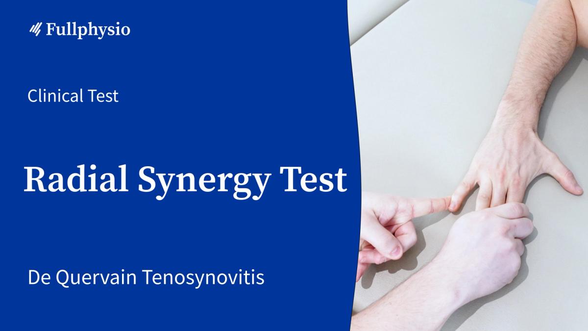 Radial Synergy Test