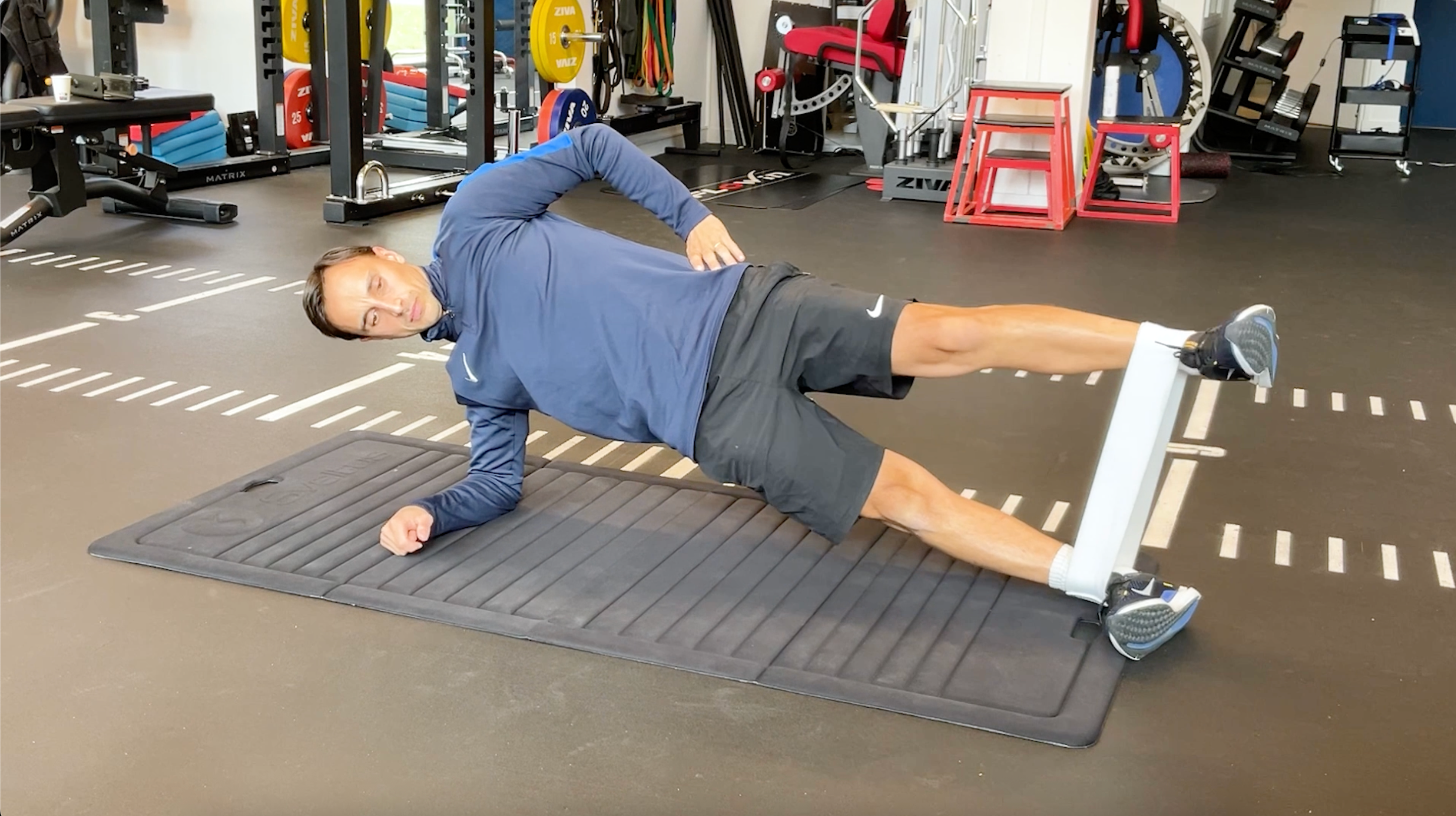 Gainage latéral avec abduction dynamique