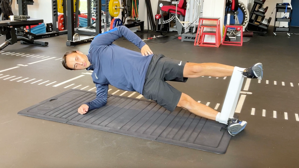 Gainage latéral avec abduction dynamique