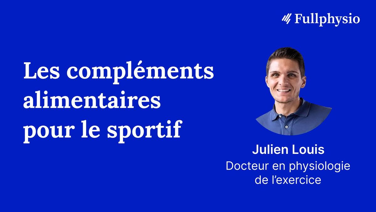 Les compléments alimentaires pour le sportif