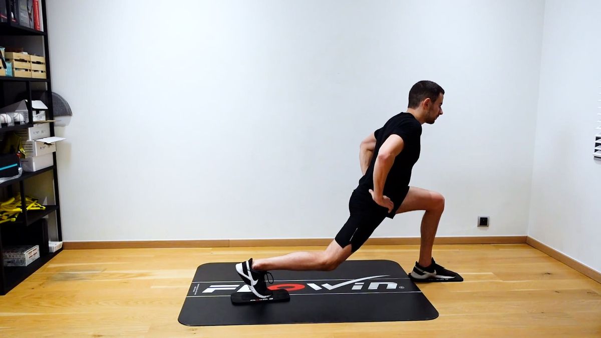 Backward Sliding Lunge Strengthening With Flowin