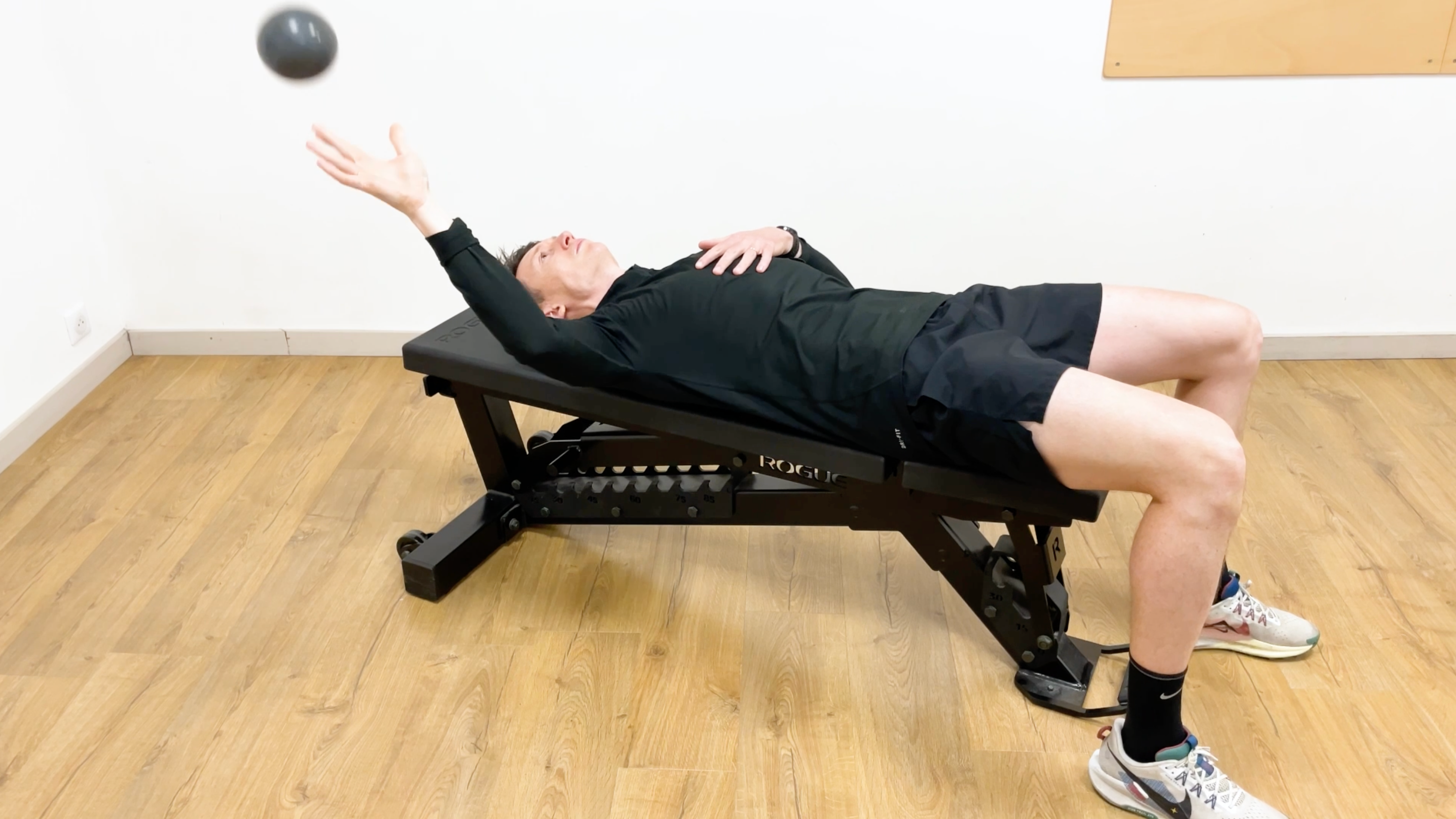 Catch-and-throw en couché dorsal