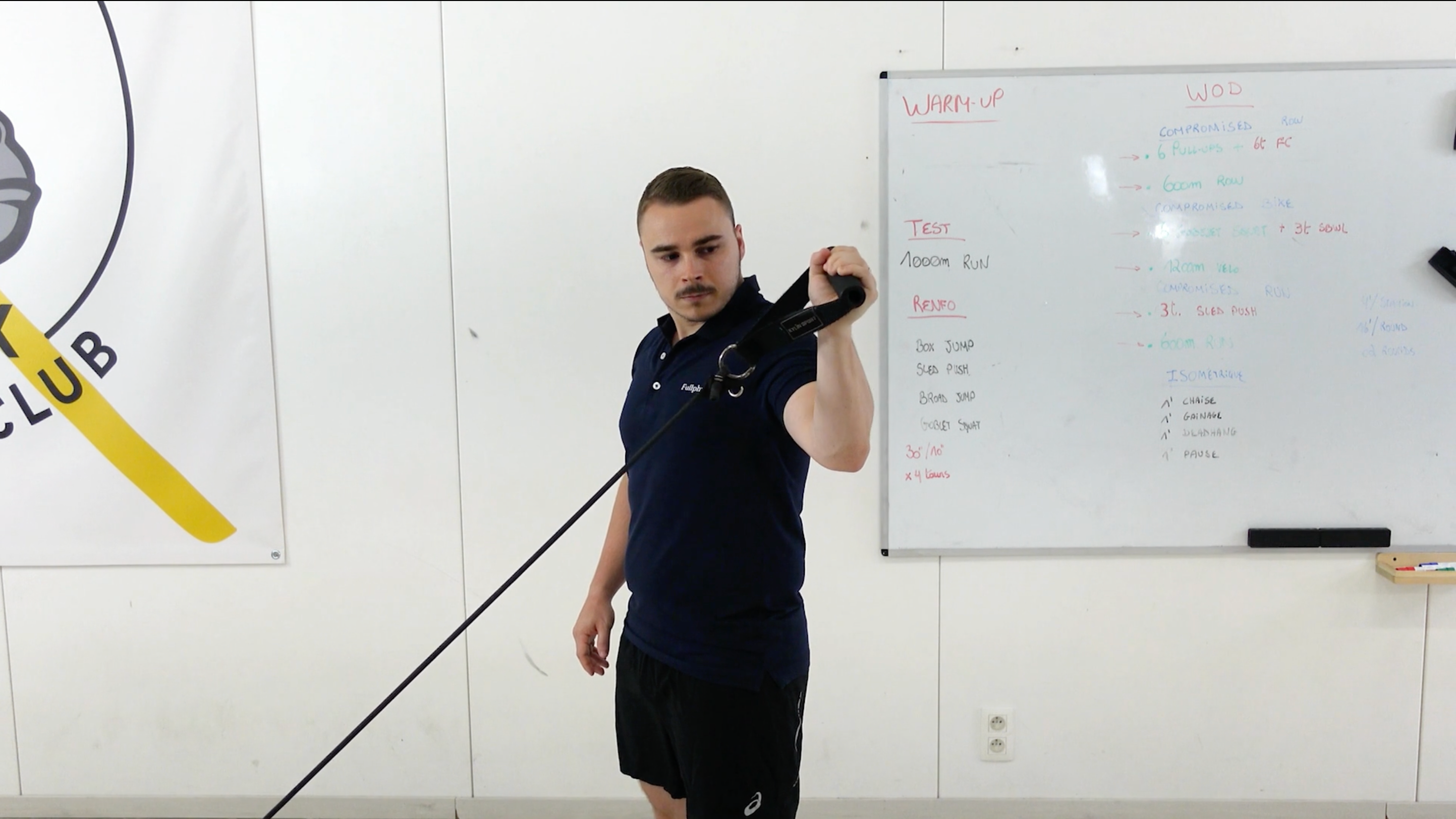External Shoulder Rotation With Resistance Band at 45°