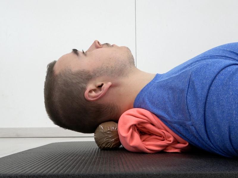 Neck Self-Massage With Tennis Balls, view 2