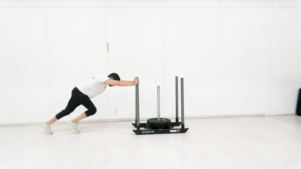Fast Horizontal Propulsion With Sled