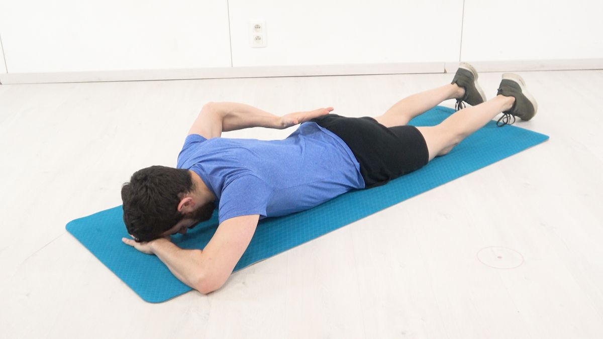 Slight Hand Lift in Lying Position