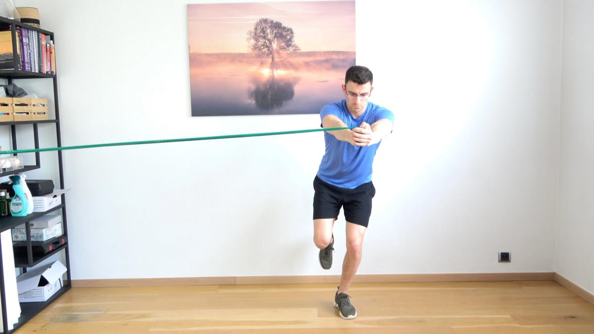 Contrôle postural avec sauts latéraux