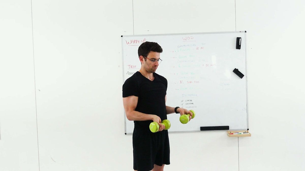 Wrist Flexion With Light Weight
