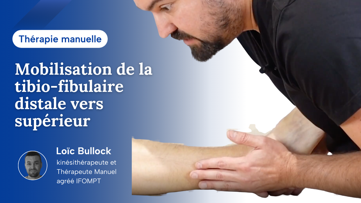 Mob de l'articulation Tibio-fibulaire dist vers sup