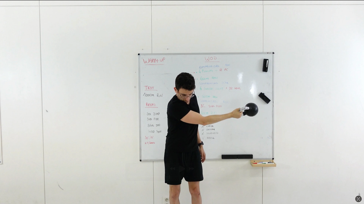 Kettlebell Swing to Overhead