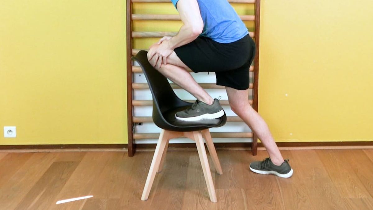 Dorsiflexion Mobility With Foot on Chair