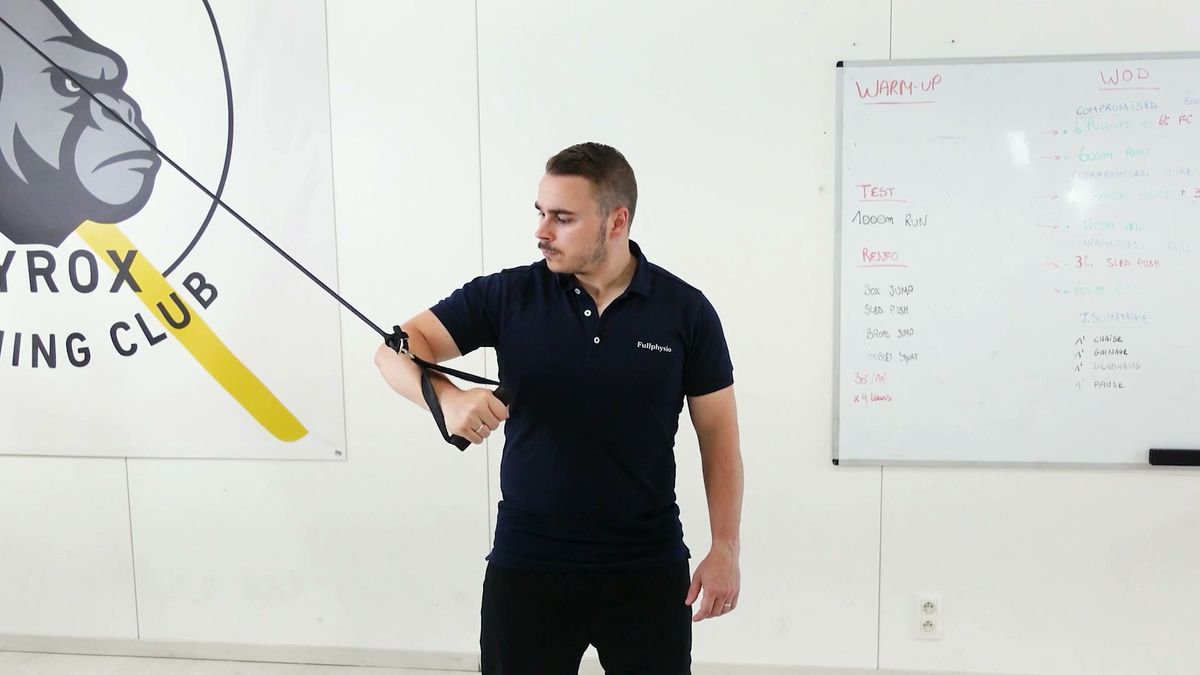 Shoulder Internal Rotation With Elbow at 45° of Abduction