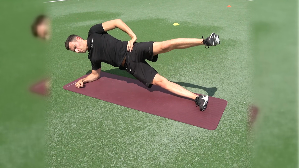 Side Plank With Leg Raised