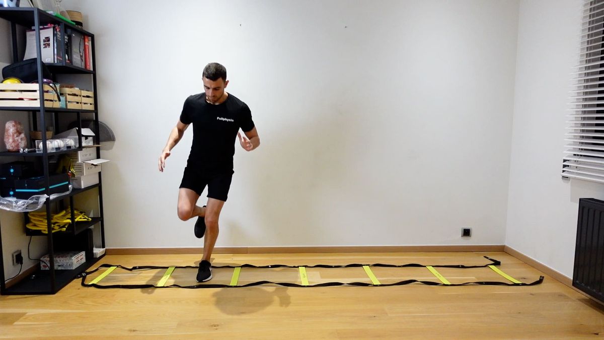 Single-Leg Lateral Jumps With Ladder