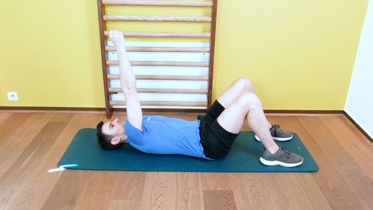 Anterior Serratus Strengthening in Supine Position