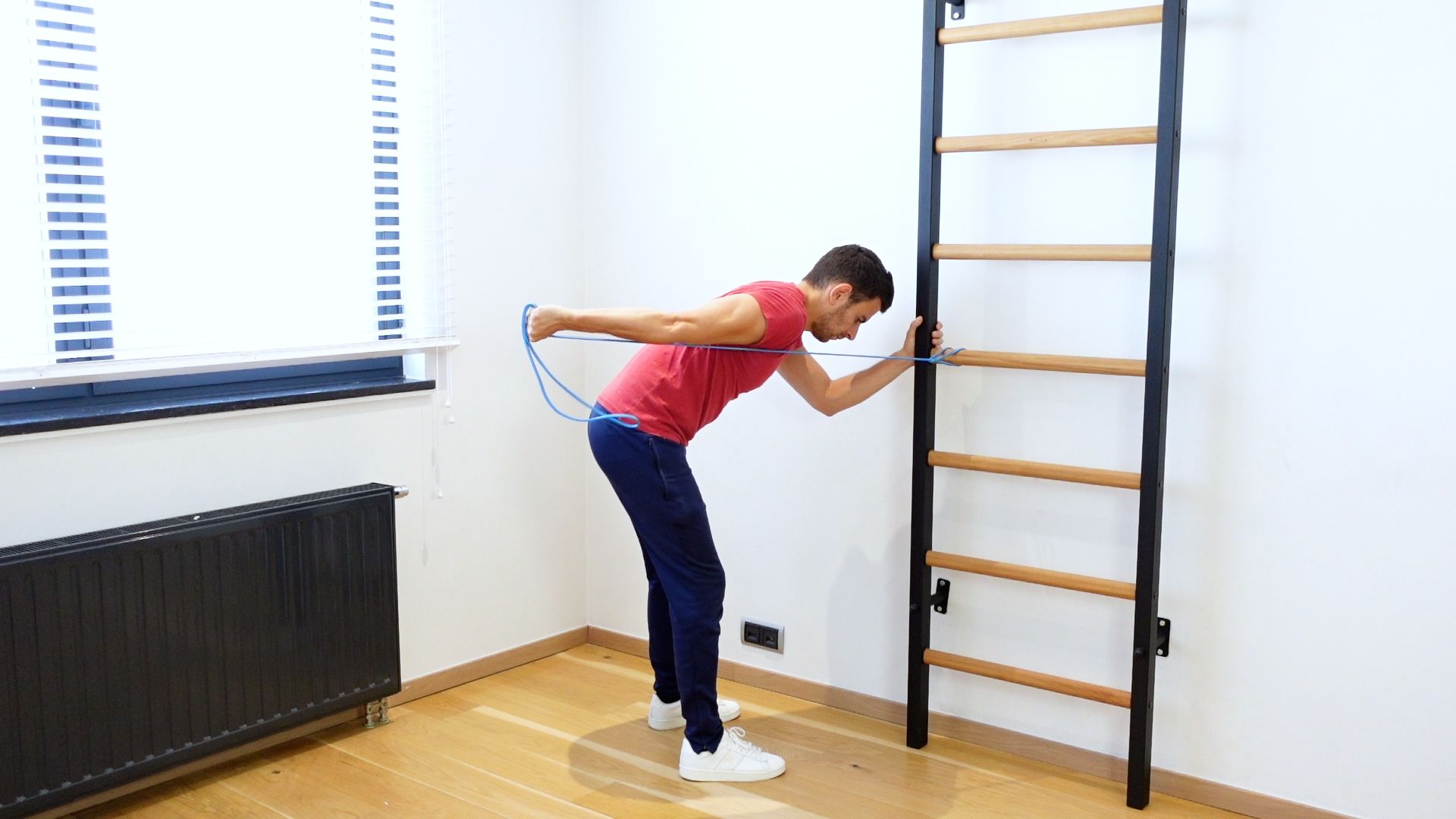 Renforcement triceps en tirage horizontal, vue 2