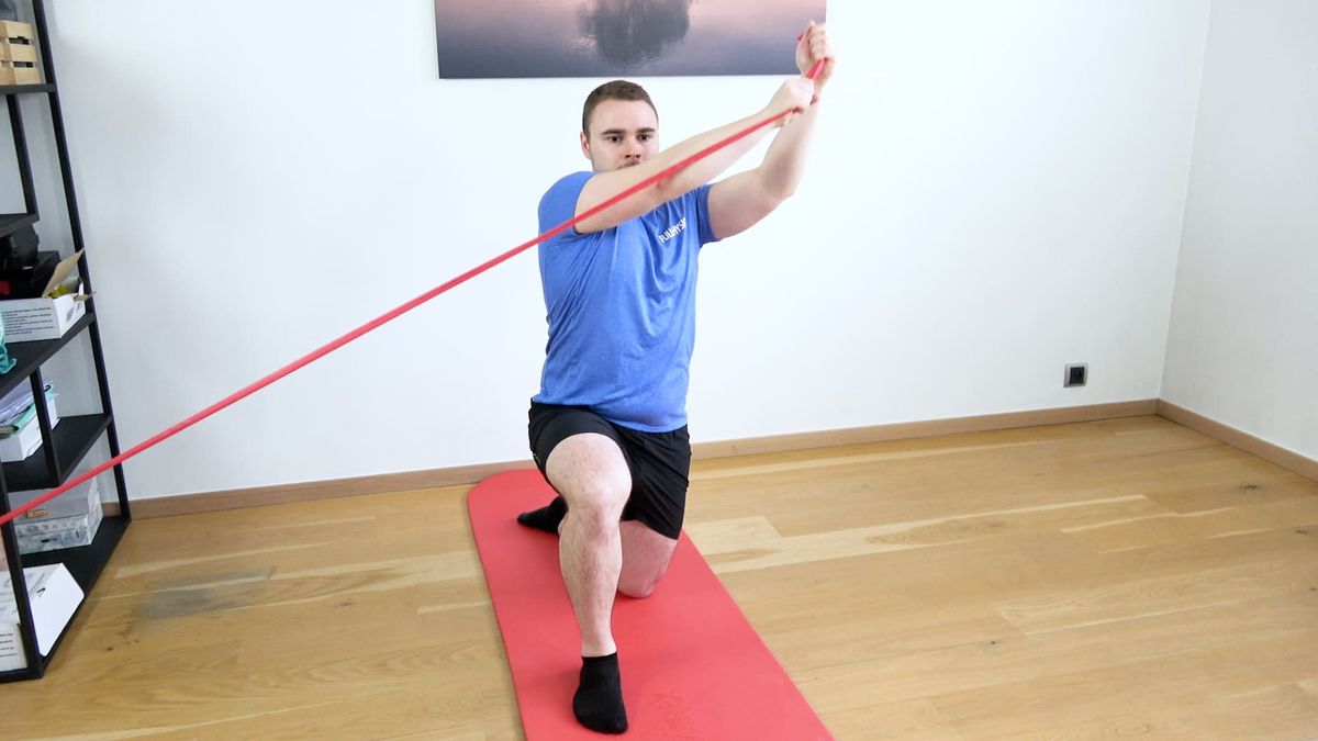 Abdominal Strengthening With Diagonal Shoulder Elevation