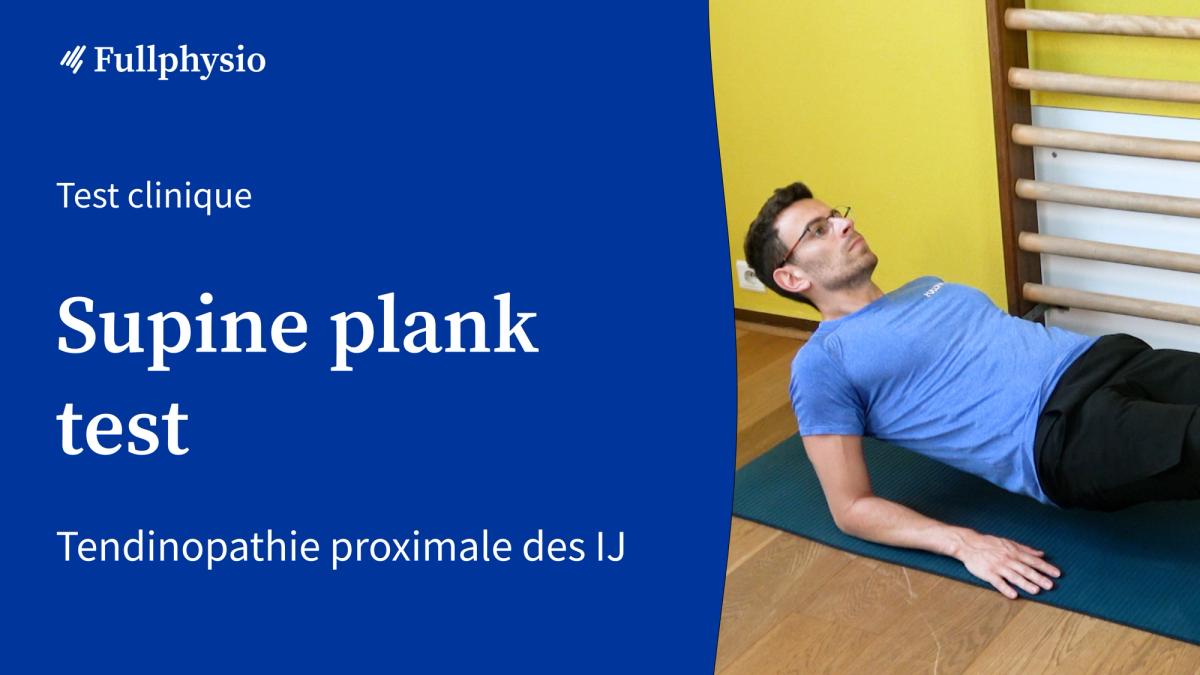 Supine plank test