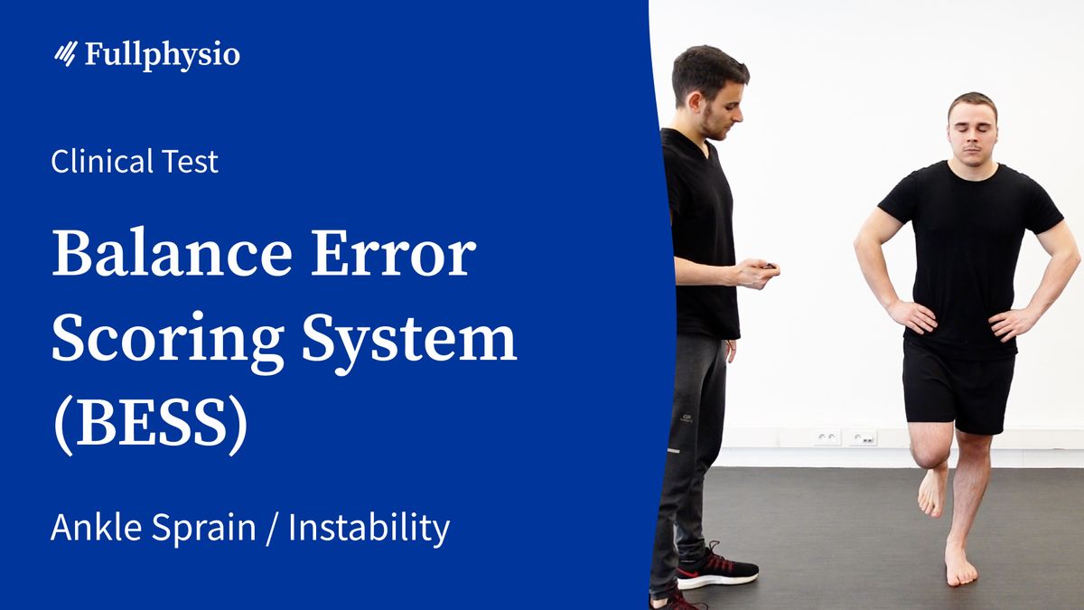 Balance Error Scoring System (BESS)