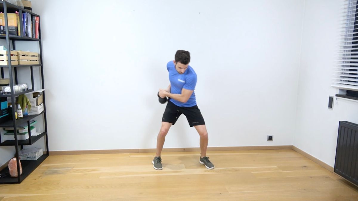Stabilisation épaule avec mouvements rotatoires