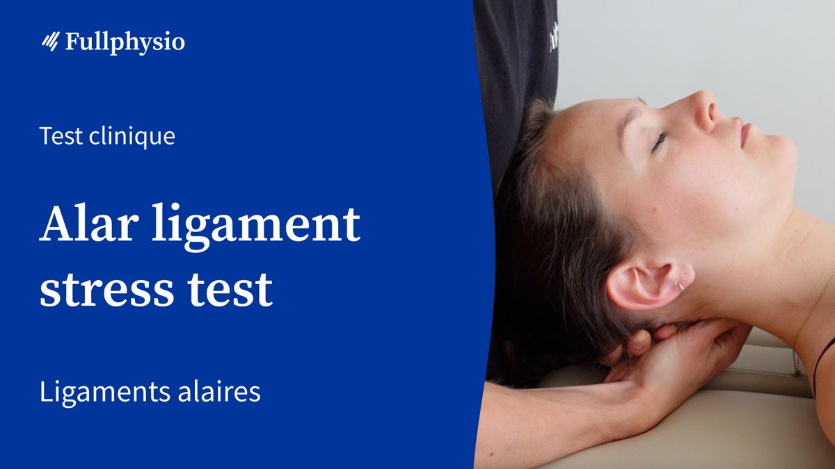 Alar ligament stress test