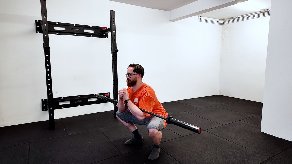 Zercher squat avec pause