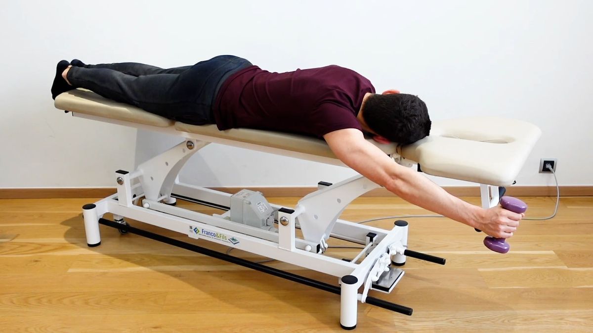Shoulder Flexor Strengthening Prone With a Weight