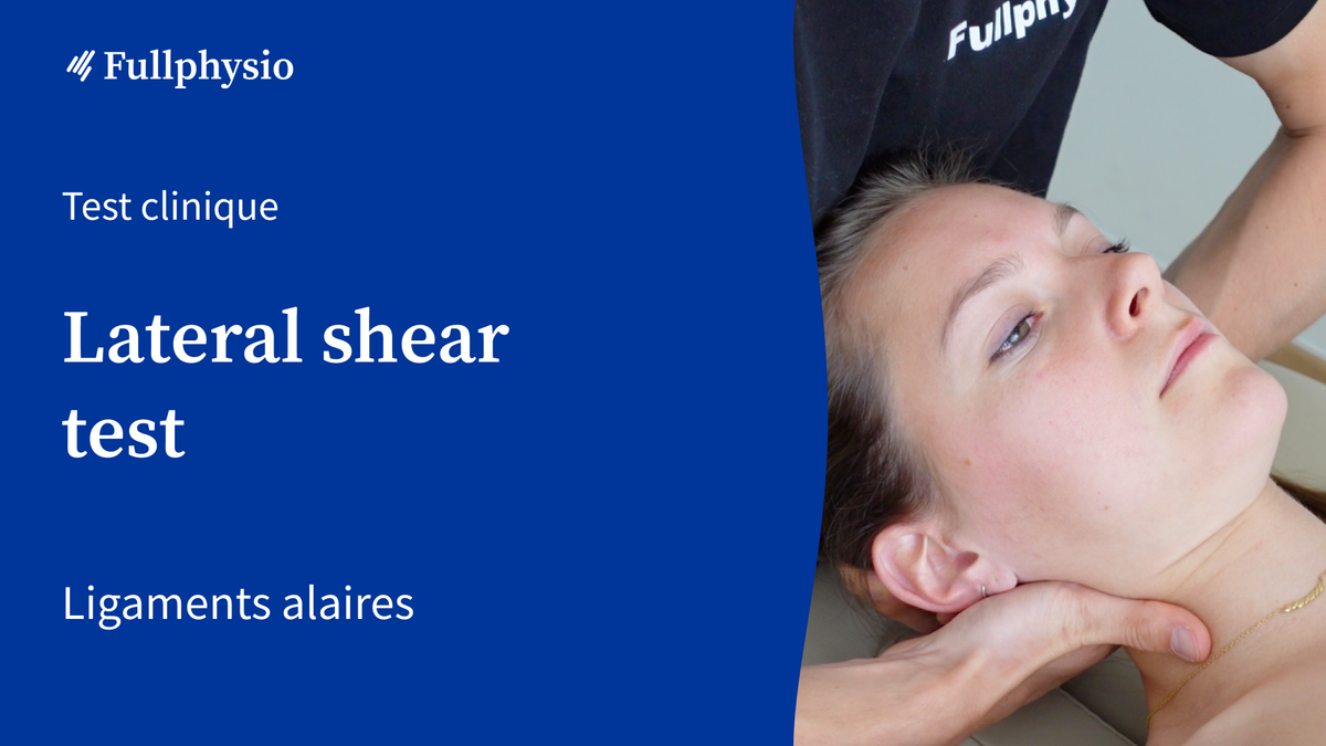 Lateral shear test