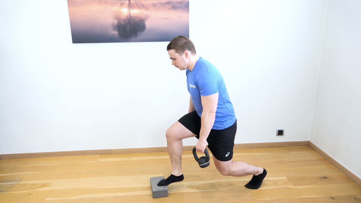 Contrôle moteur triceps sural sur brique