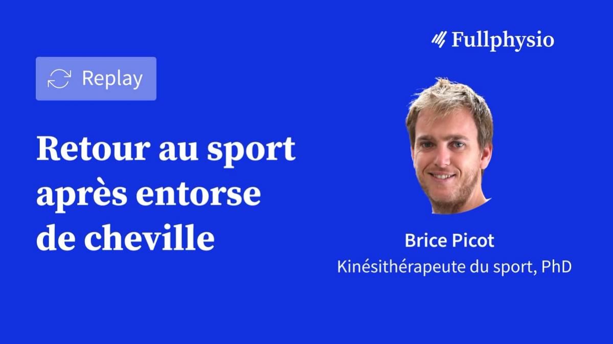 Retour au sport après entorse de cheville