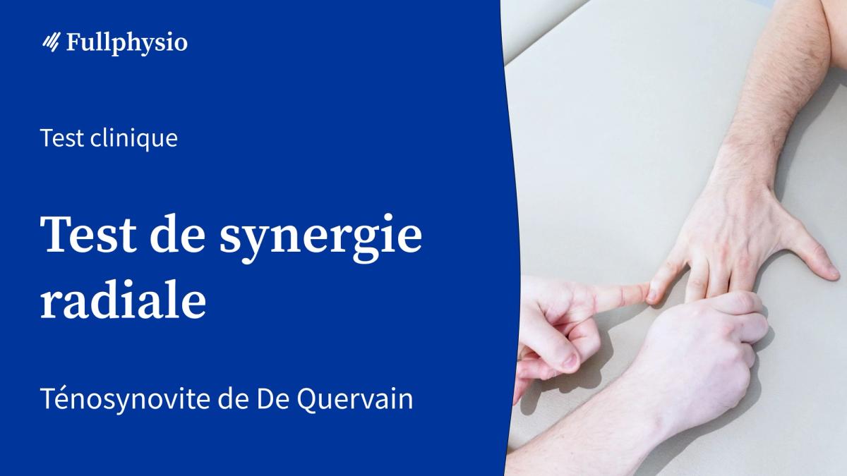 Test de synergie radiale