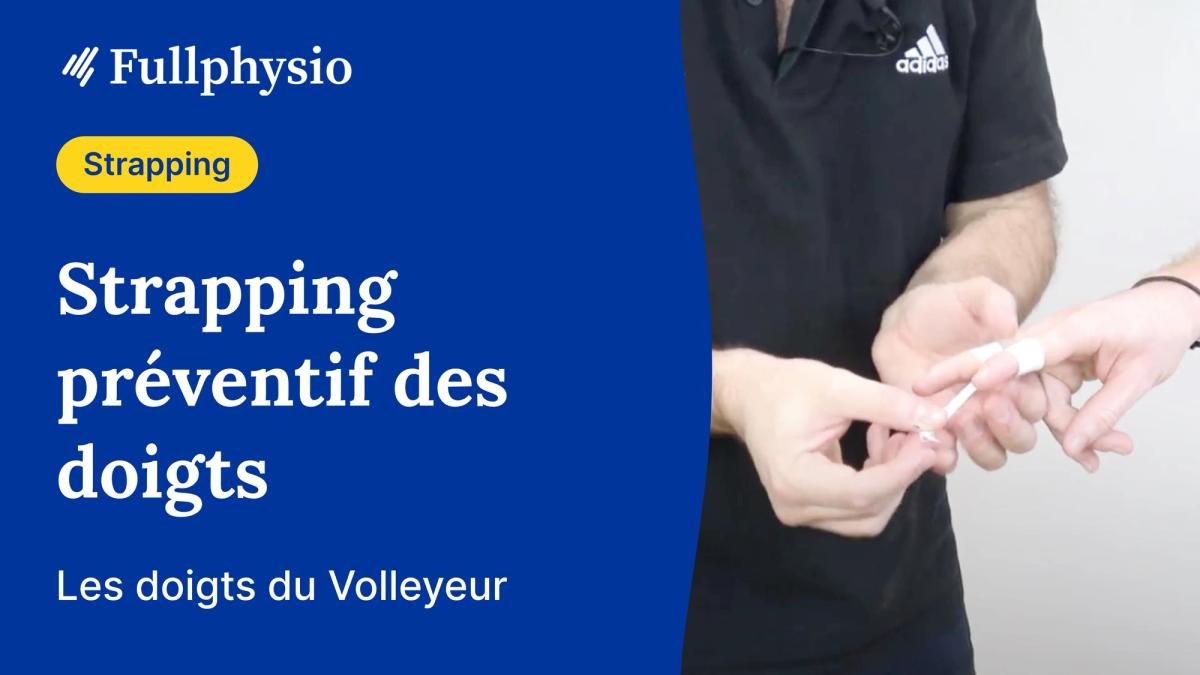 Strapping préventif des doigts