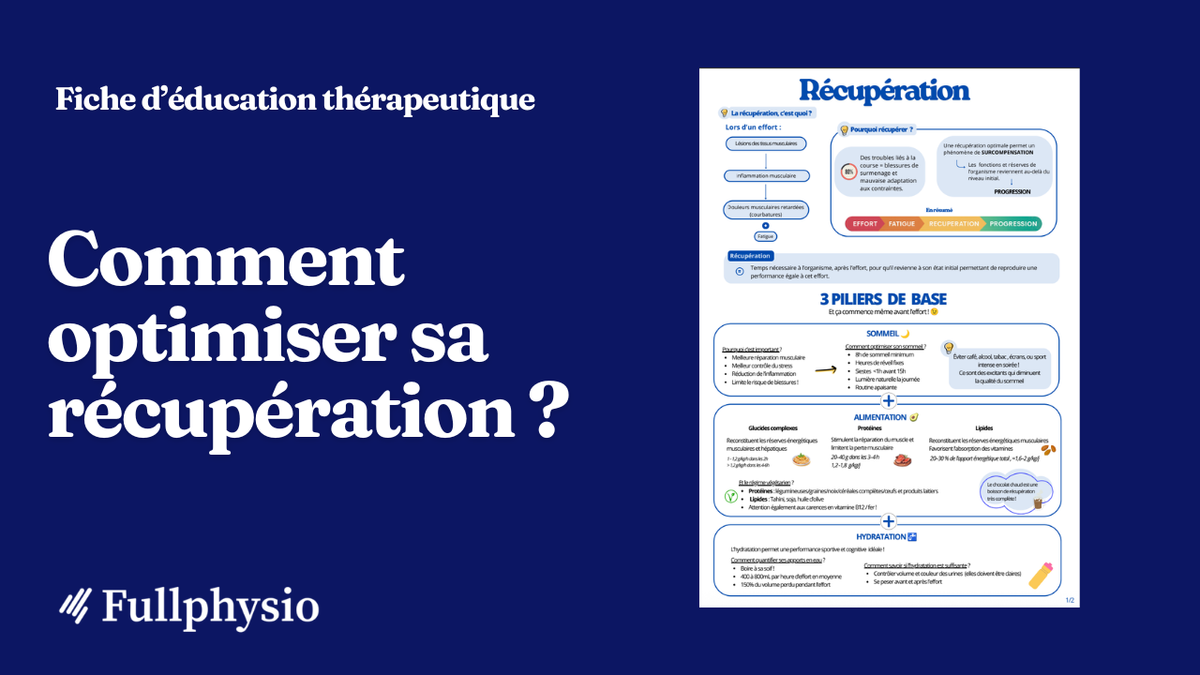 Comment optimiser sa récupération ?