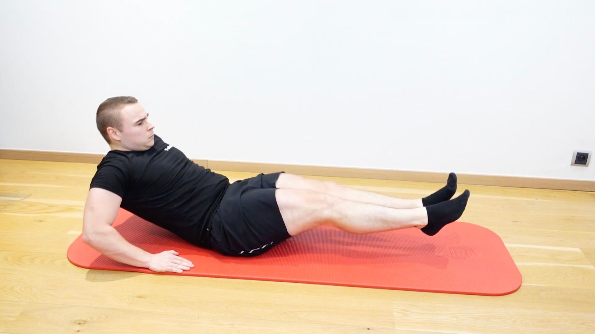‘Wallet’ Abdominal Strengthening, view 1