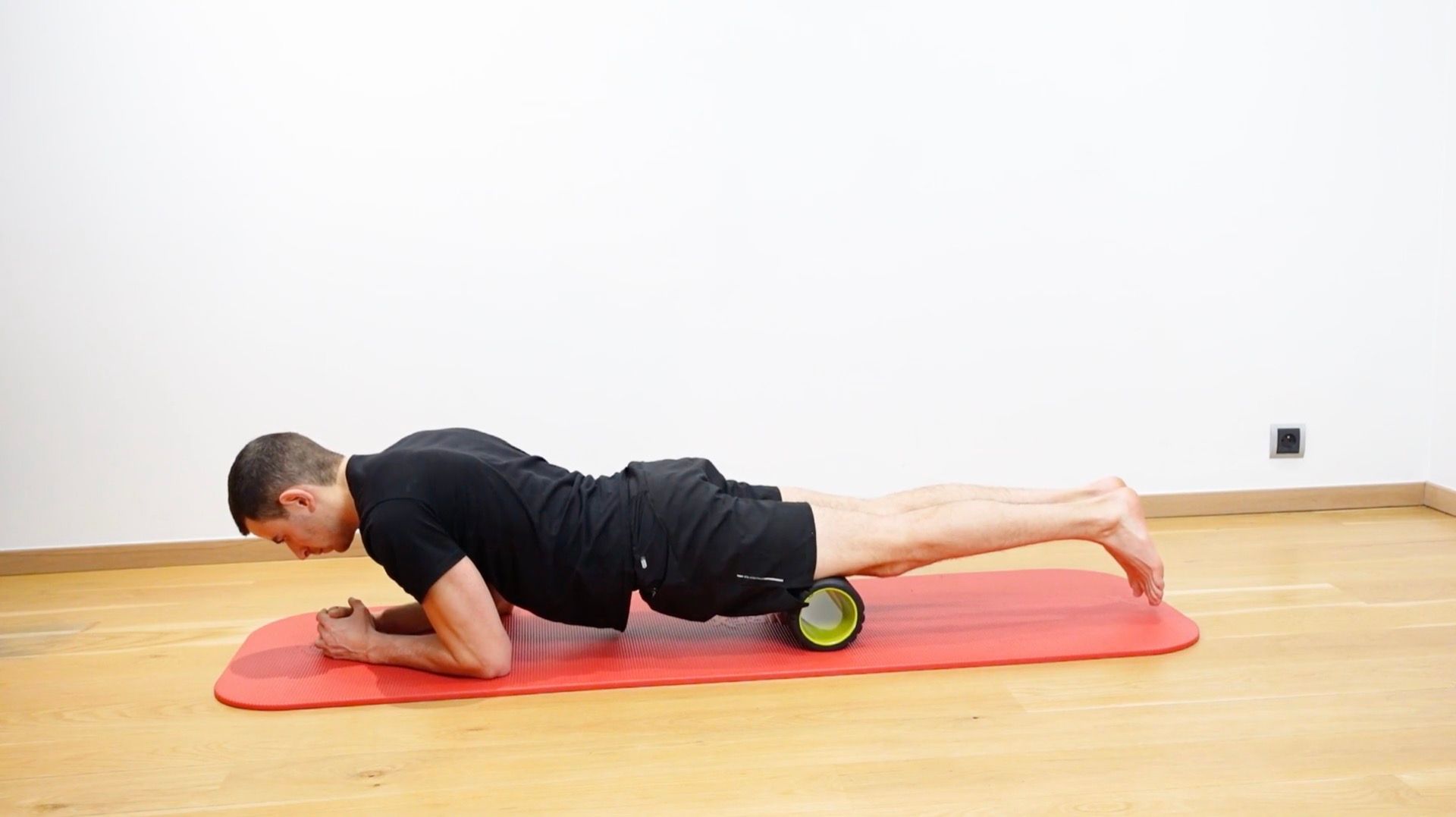 Quadriceps Tension Points Release With Log, view 2