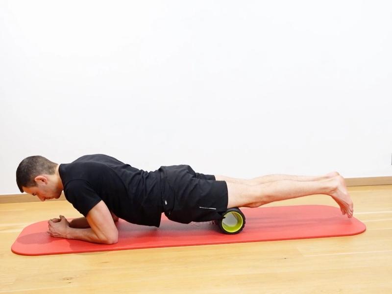 Quadriceps Tension Points Release With Log, view 2