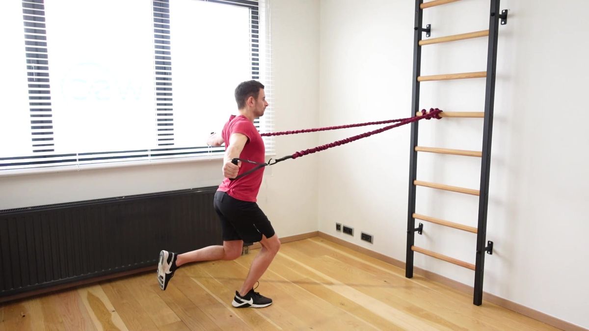 Abduction horizontale & squat isométrique